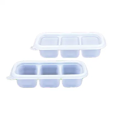 일회용 반찬 소스용기 AJ 3칸 PP 1500개입 배달포장