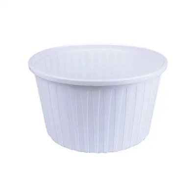 일회용 탕용기 BW 사출 222파이 대 백색 200개입 배달포장