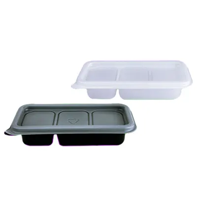 일회용 2칸 반찬용기 GP 70-2 1500개입 배달포장