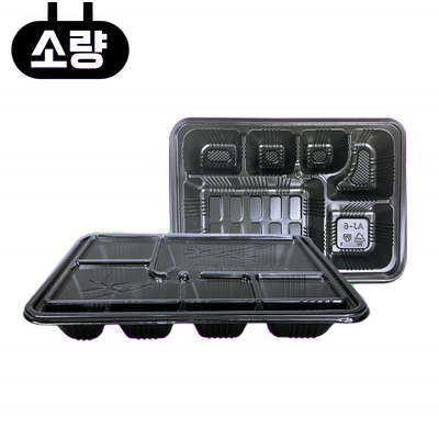 일회용 AJ 6칸 돈까스 도시락 50개입 세트 소량 배달포장