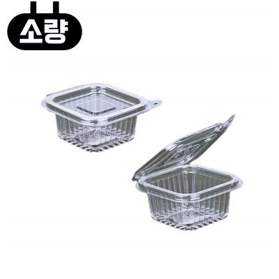 일회용 소스용기 AJ 사각원터치 소 100개입 소량 배달포장