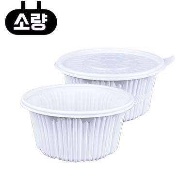 일회용 마라탕 AJ 215파이 중 백색 50개입 소량 세트 배달포장