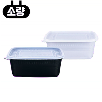 일회용 밀폐 AJ 사각죽용기 특대 100개입 소량 세트 배달포장