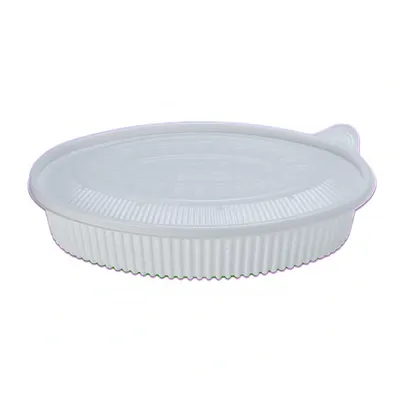 일회용 타원찜 용기 TY 340파이 중 100개입 배달포장