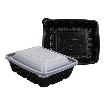 사각 찜용기 JH 2722 중 2600ml 100세트 검정