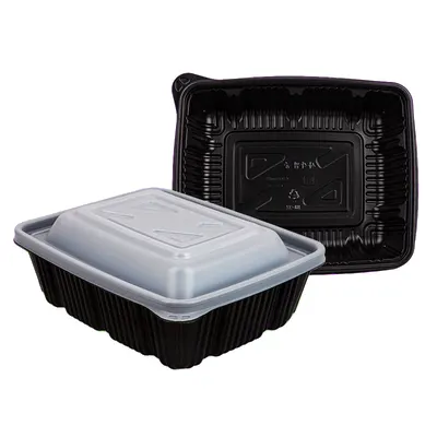 사각 찜용기 JH 2722 대 3200ml 100세트 검정