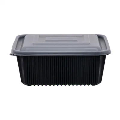 사각 찜용기 JH 23199 특대 2500ml 200세트 검정