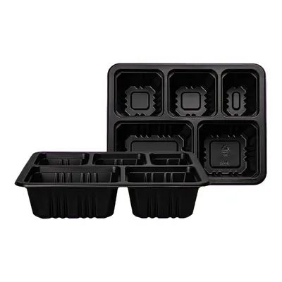 실링용기 JH 23185-5A 70호 5칸 600개 검정