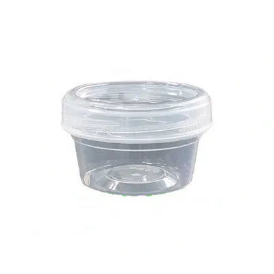 다회용 원형용기 스크루 TY 80파이 160ml 소 540세트 투명