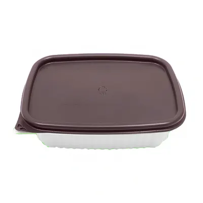 사각 미니 탕용기 TY 21166 소 850ml 300개입 PP 백색 배달포장